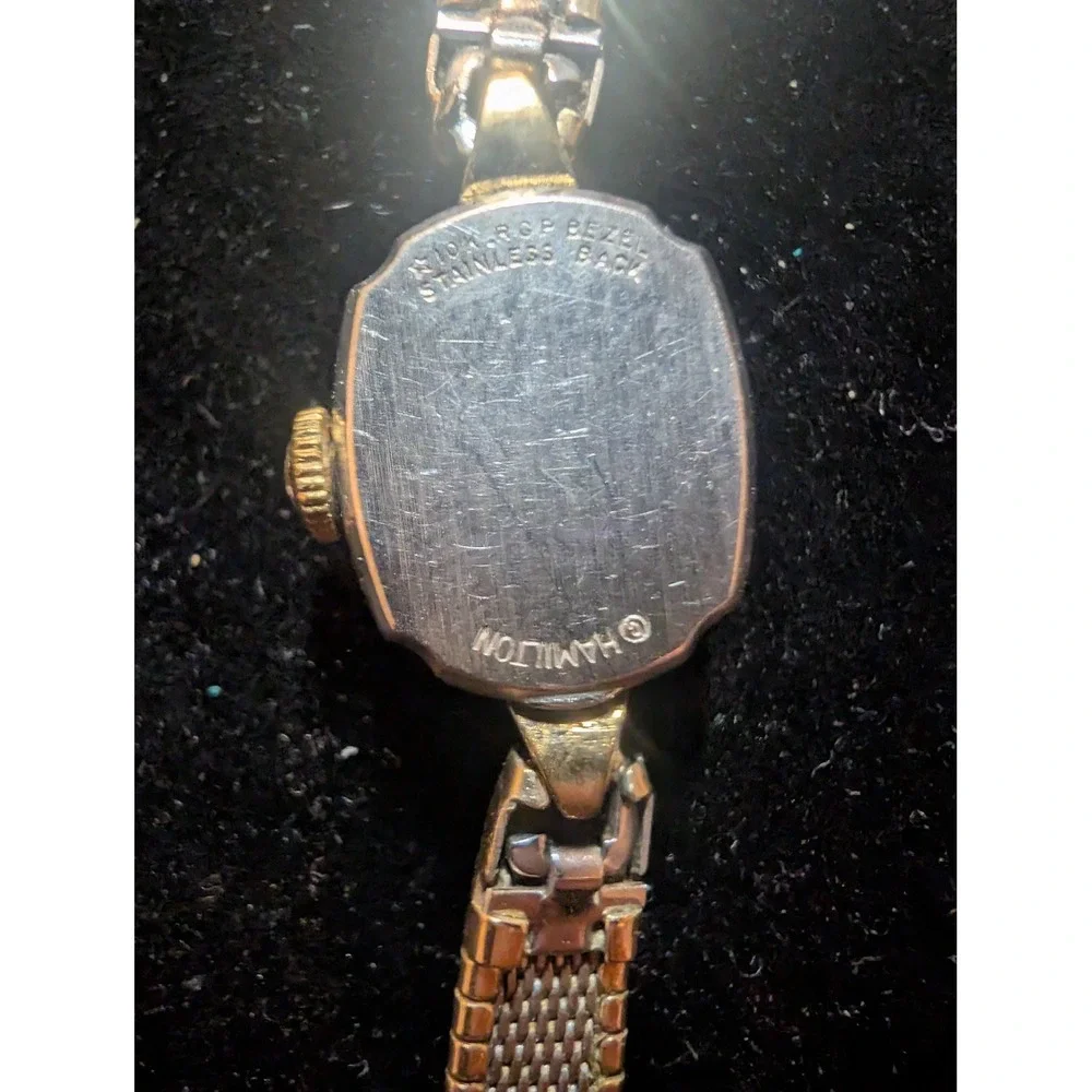 Vintage Hamilton Mechanical Womens Watch 10k RGP Bezel Manual Wind